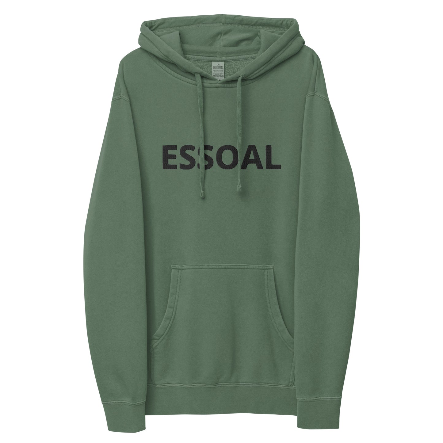 Unisex pigment-dyed hoodie