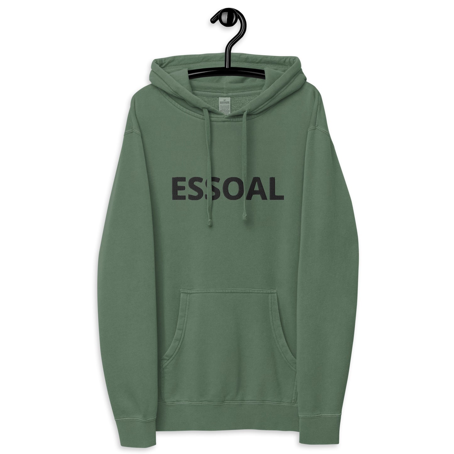 Unisex pigment-dyed hoodie